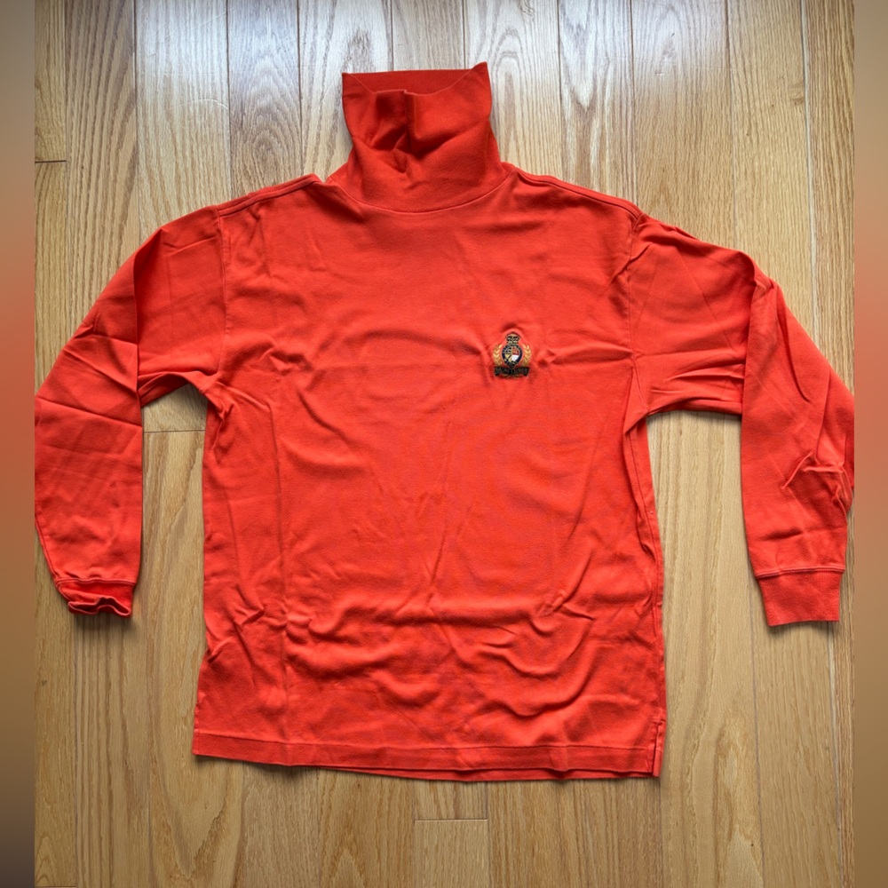 Vintage Ralph Lauren Vibrant Orange Turtleneck